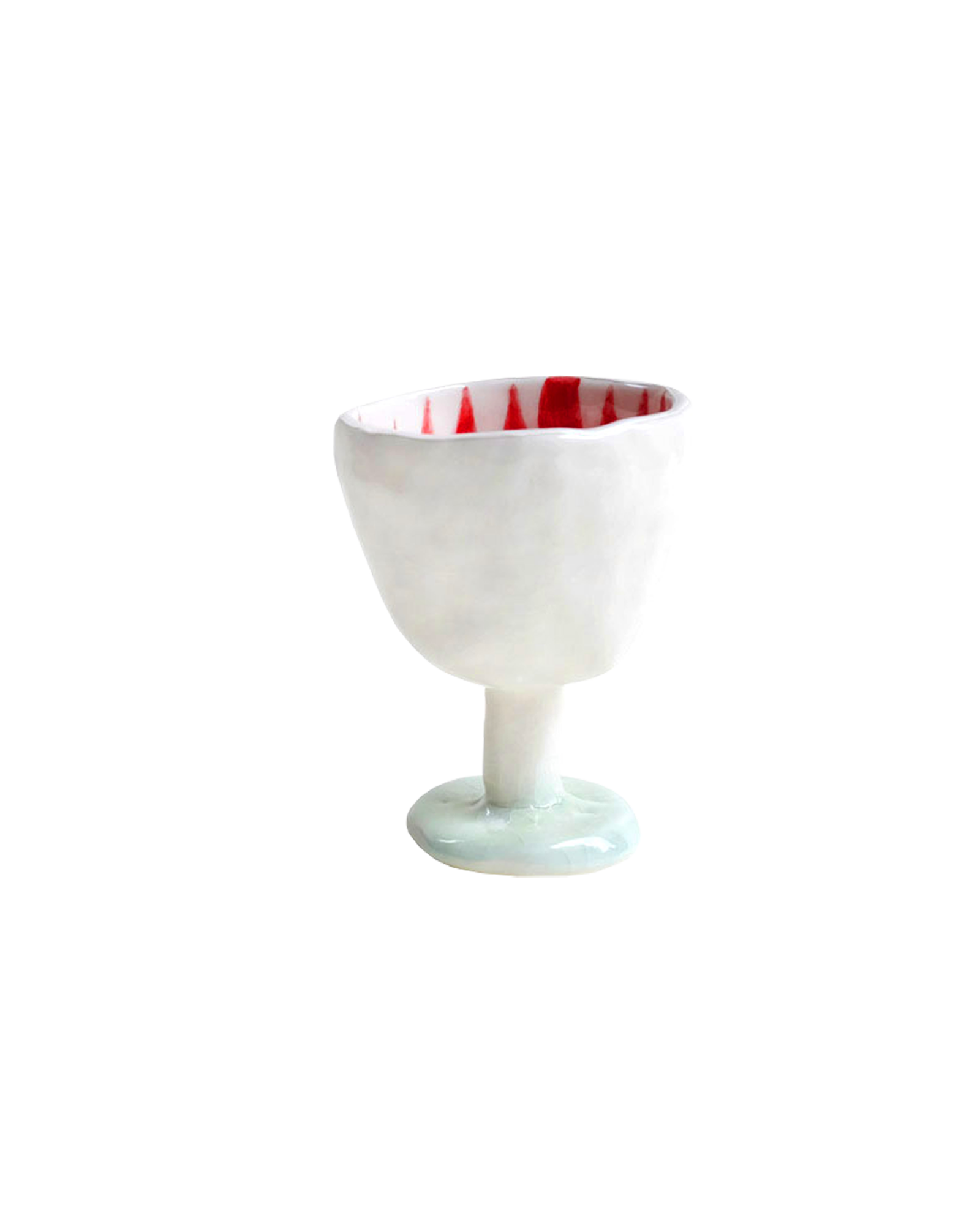Red Checkerboard Bowl