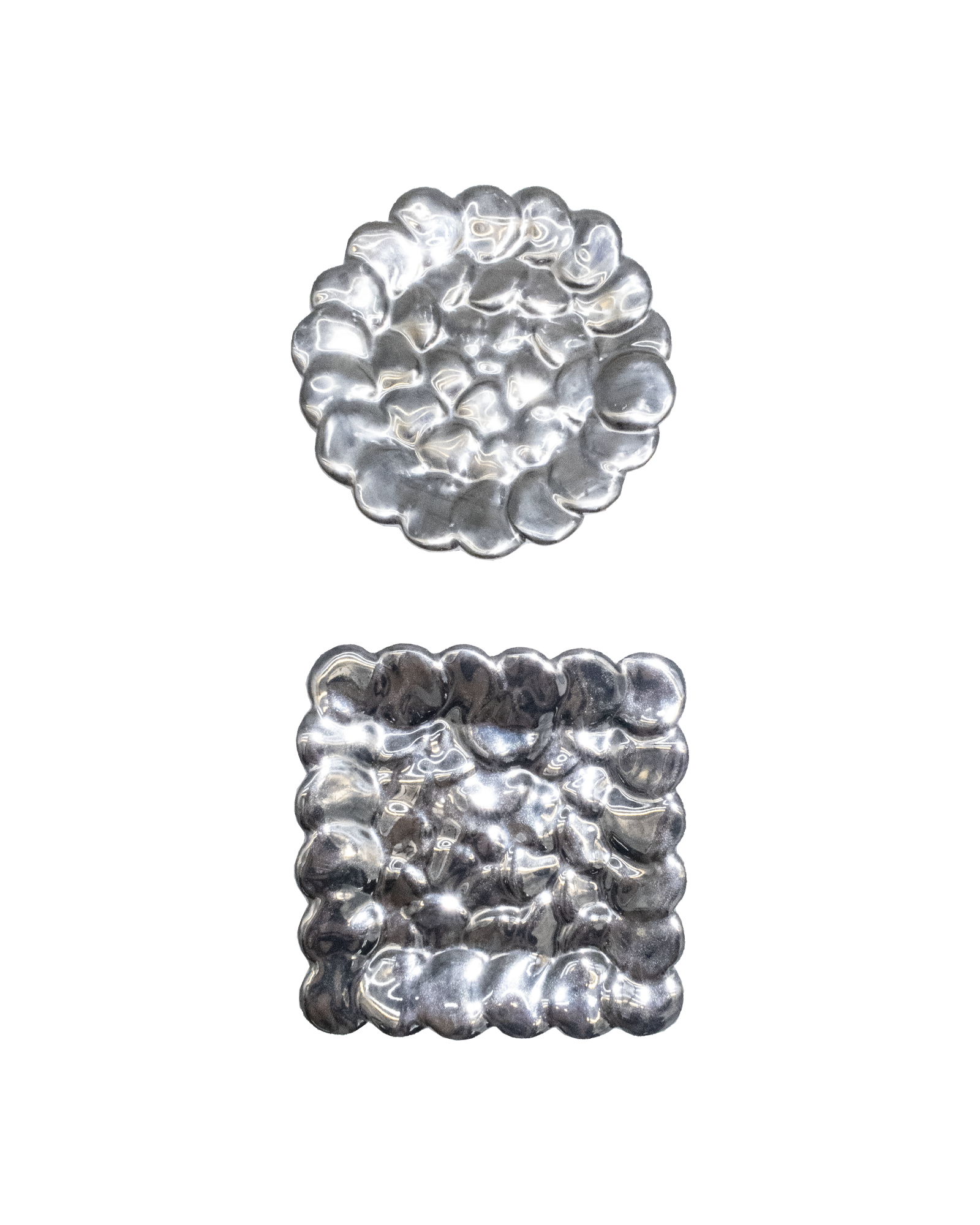 Mosaic Small Plate Silver
