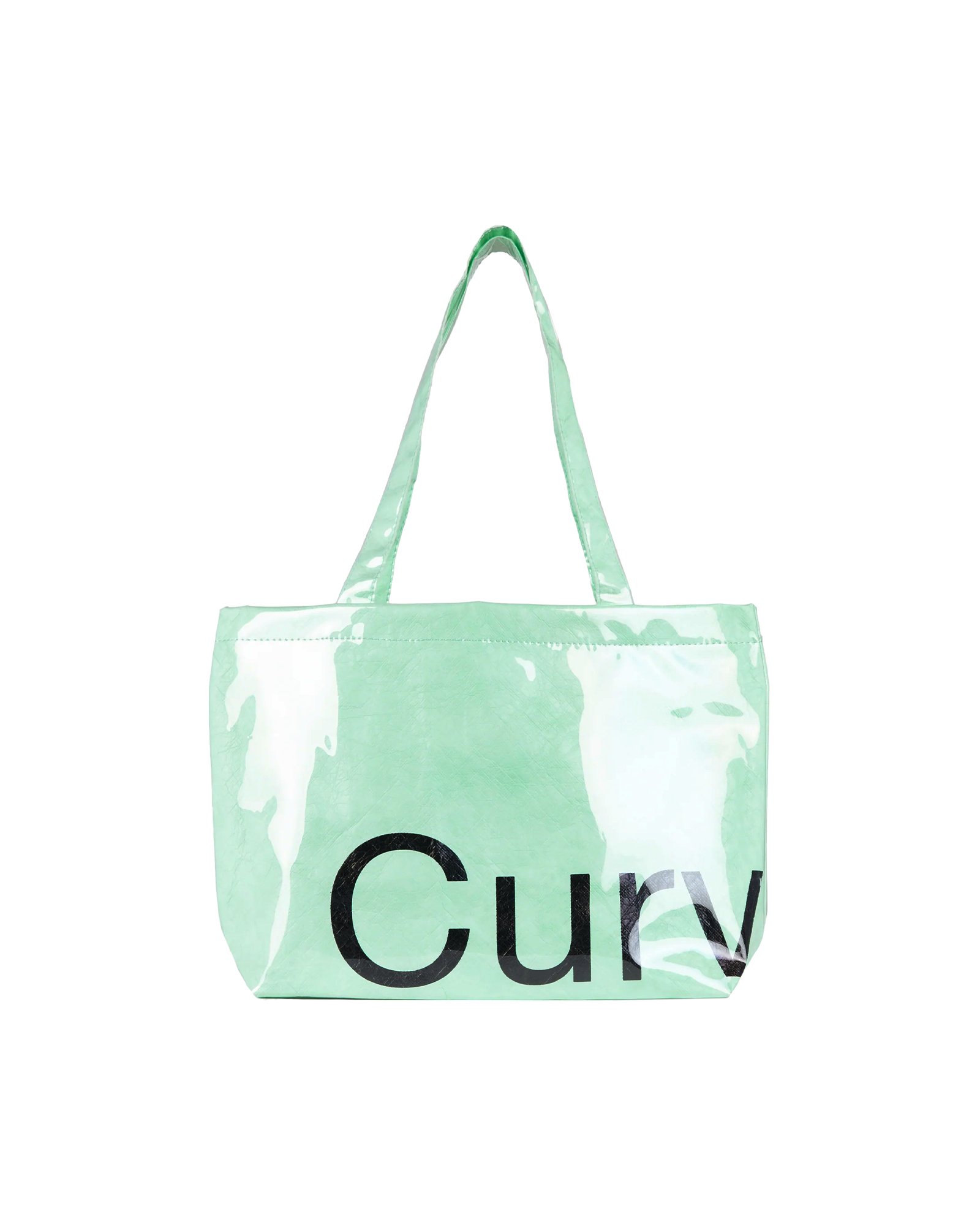 Small Mint Curves Tyvek Tote